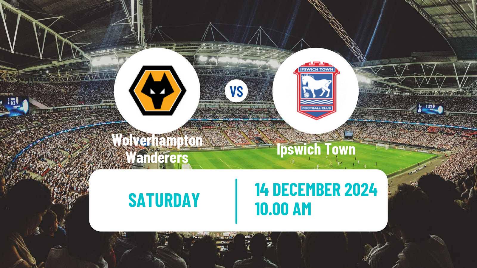 Soccer English Premier League Wolverhampton Wanderers - Ipswich Town