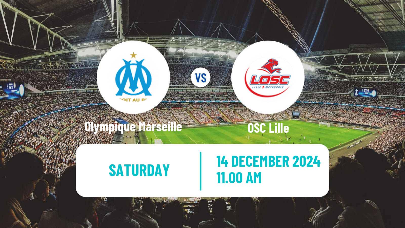 Soccer French Ligue 1 Olympique Marseille - Lille