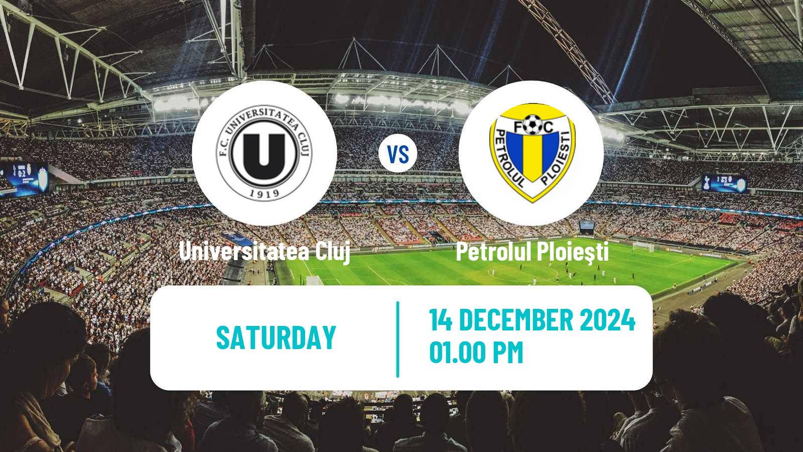 Soccer Romanian Liga 1 Universitatea Cluj - Petrolul Ploieşti