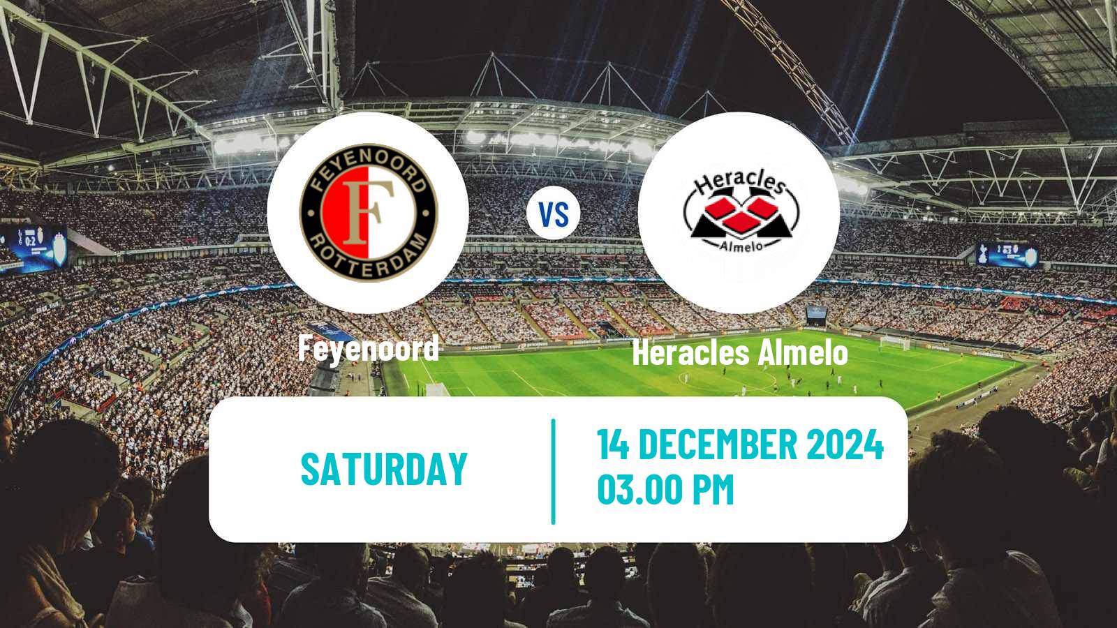 Soccer Dutch Eredivisie Feyenoord - Heracles Almelo