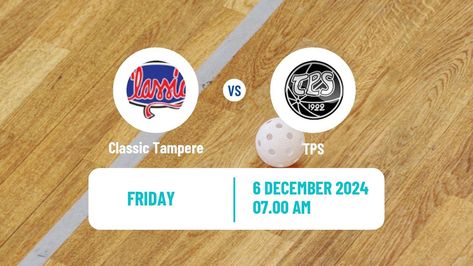 Floorball Finnish F-Liiga Women Classic Tampere - TPS