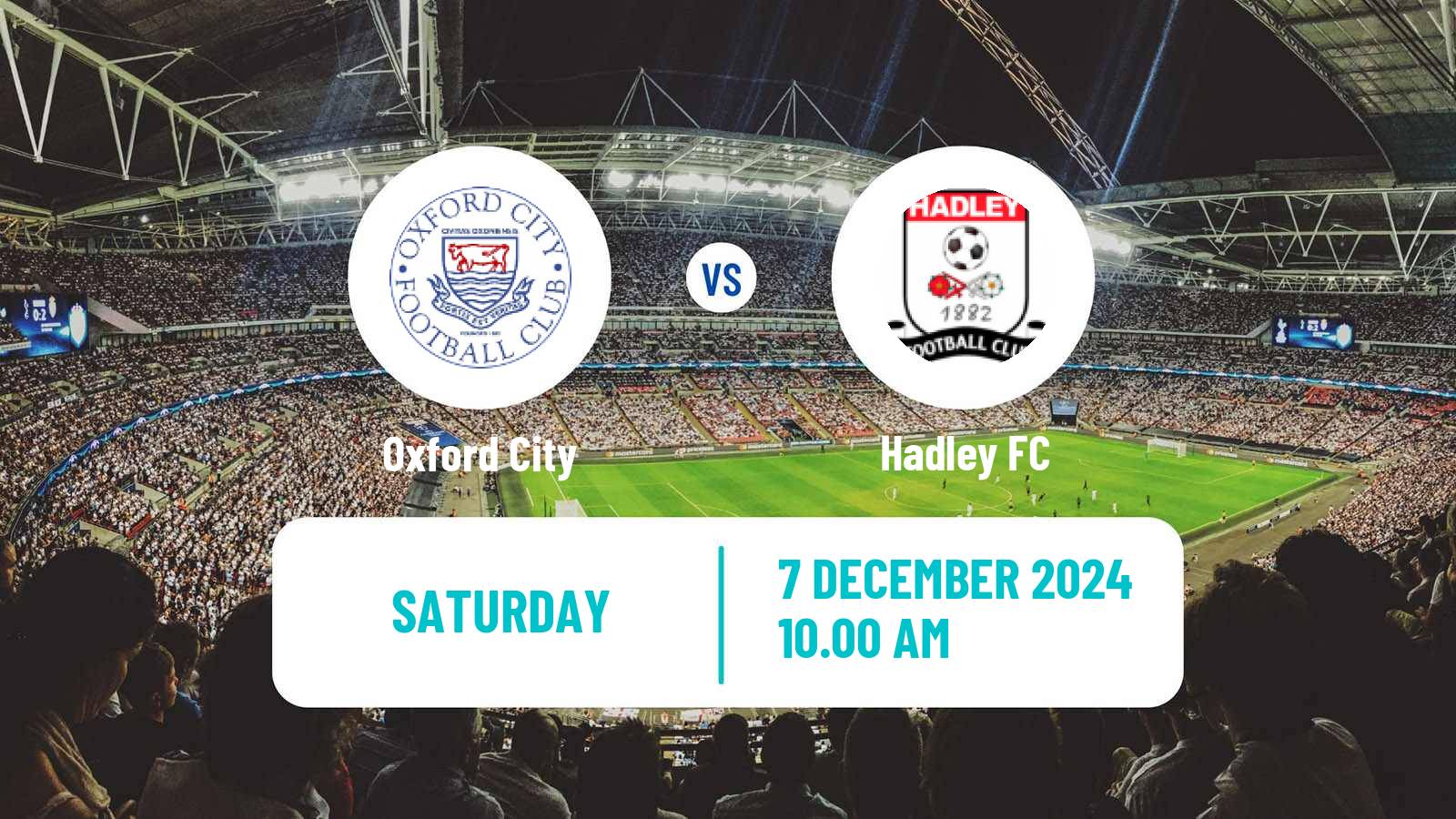 Soccer English FA Trophy Oxford City - Hadley