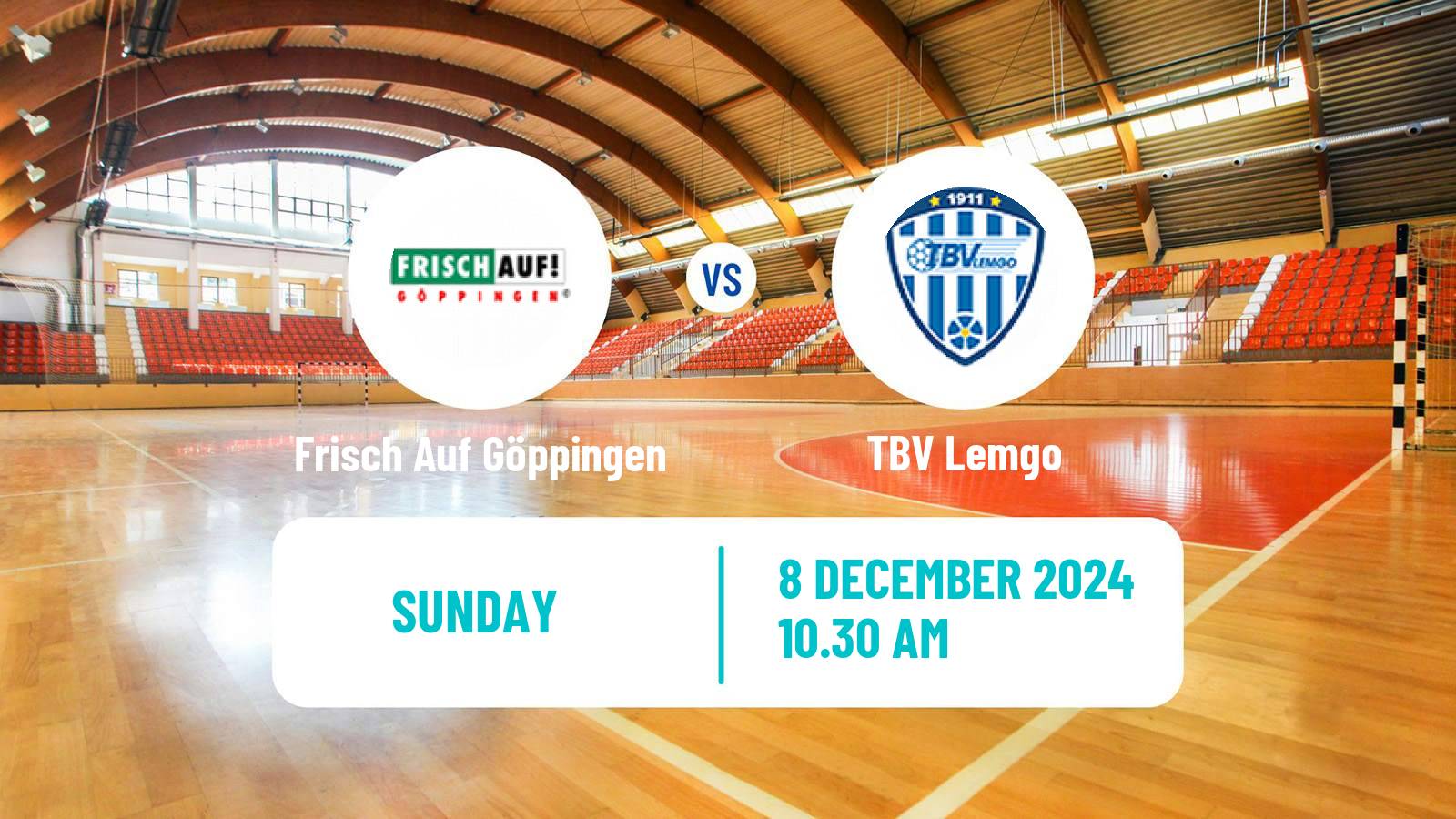 Handball German Bundesliga Handball Frisch Auf Göppingen - TBV Lemgo