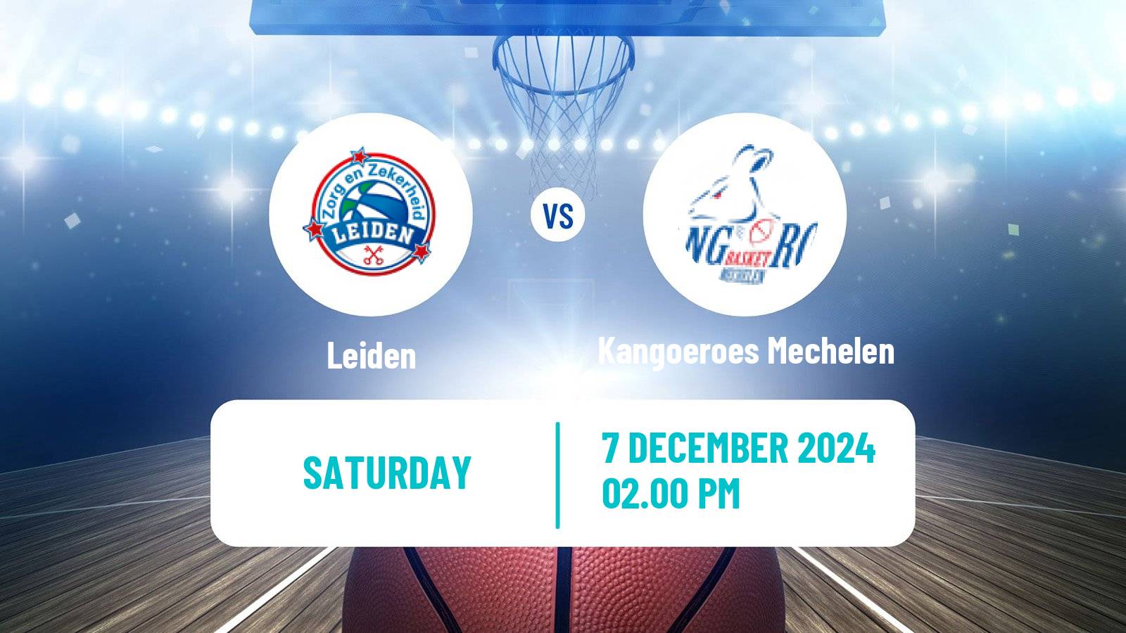 Basketball BNXT League Leiden - Kangoeroes Mechelen