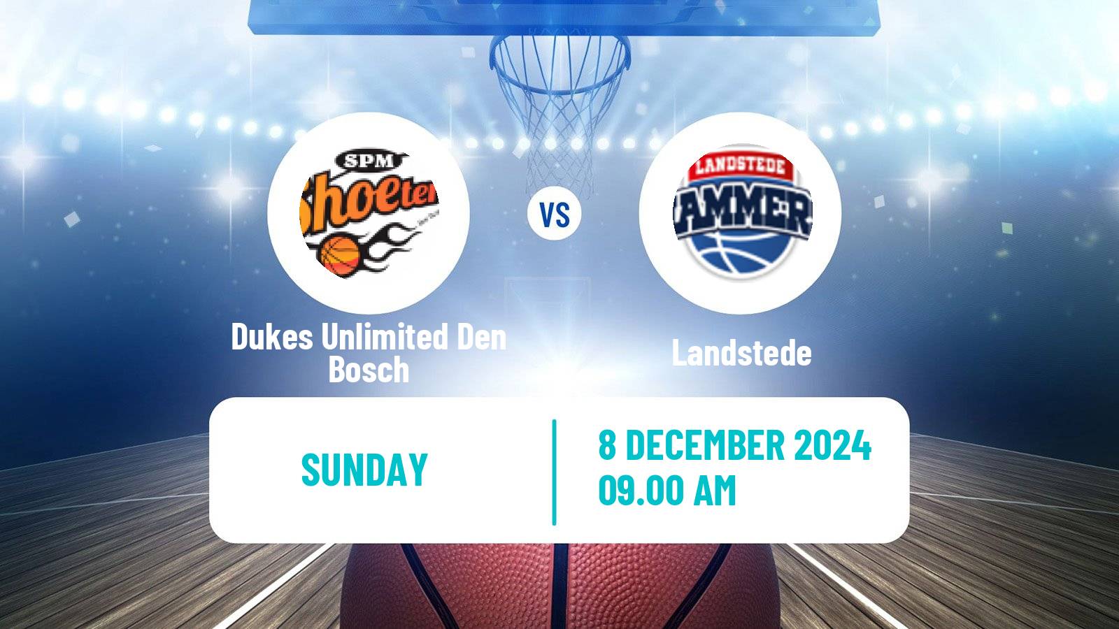 Basketball BNXT League Dukes Unlimited Den Bosch - Landstede