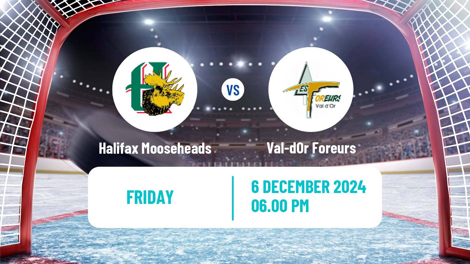 Hockey QMJHL Halifax Mooseheads - Val-dOr Foreurs