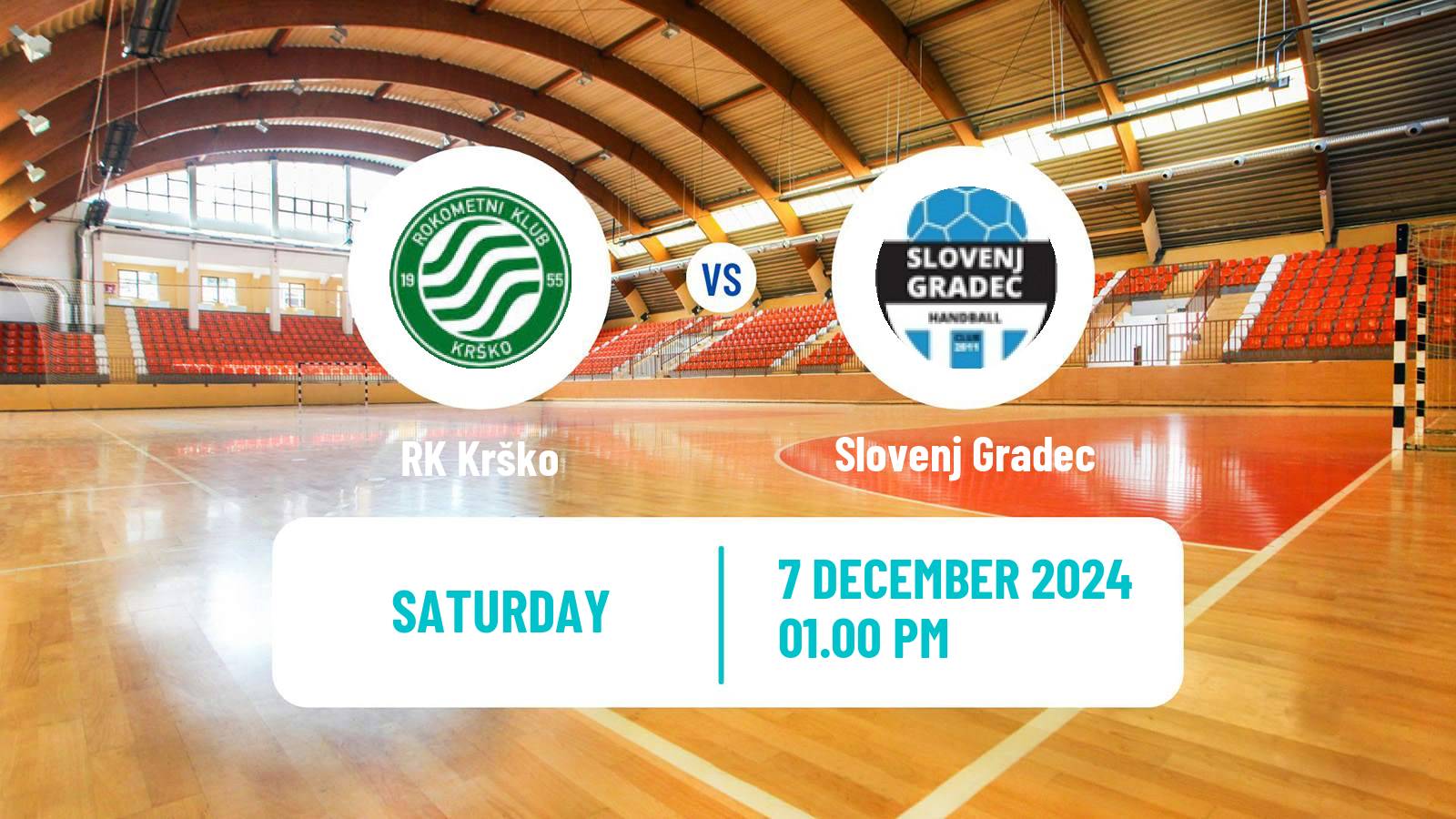 Handball Slovenian 1 NLB Liga Handball Krško - Slovenj Gradec