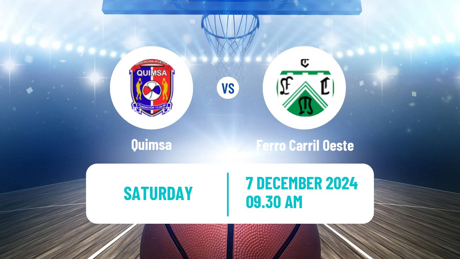 Basketball Argentinian LNB Quimsa - Ferro Carril Oeste