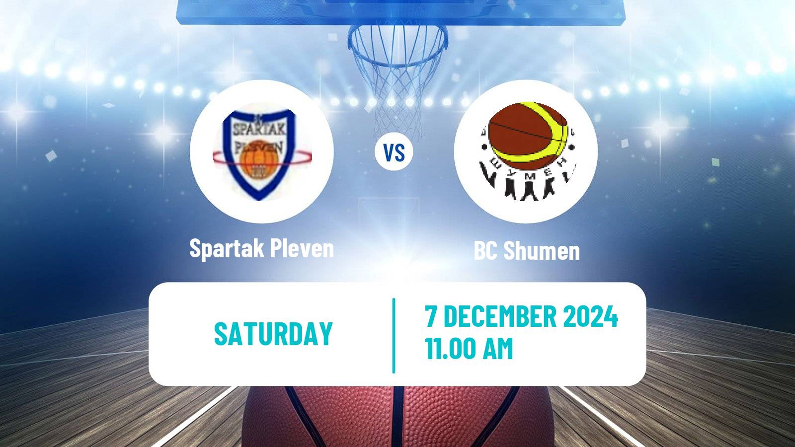 Basketball Bulgarian NBL Spartak Pleven - Shumen