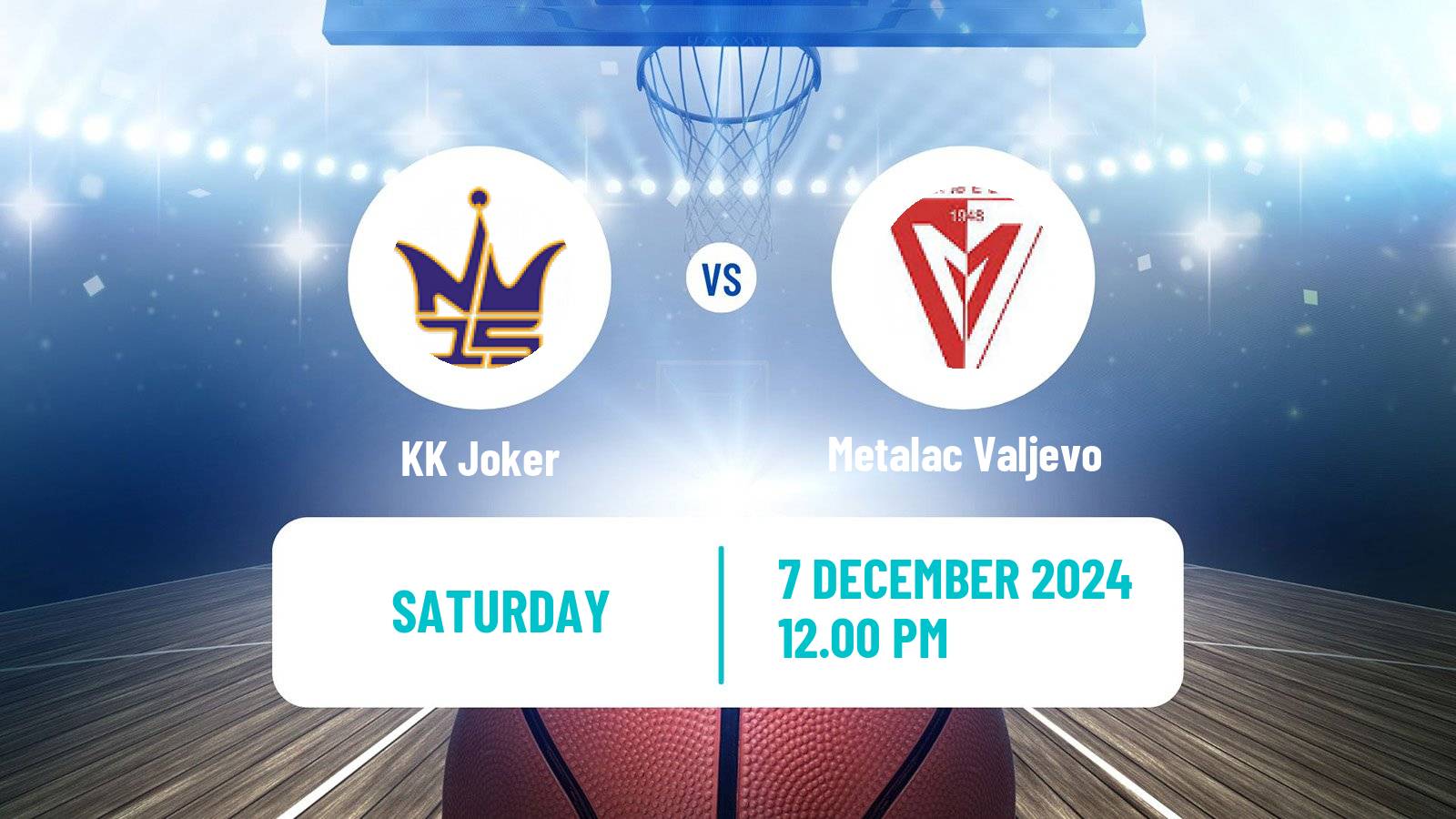 Basketball Serbian First League Basketball Joker - Metalac Valjevo