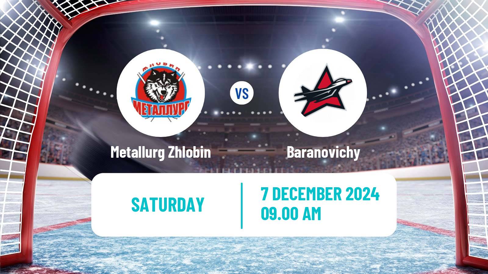 Hockey Belarusian Extraleague Metallurg Zhlobin - Baranovichy