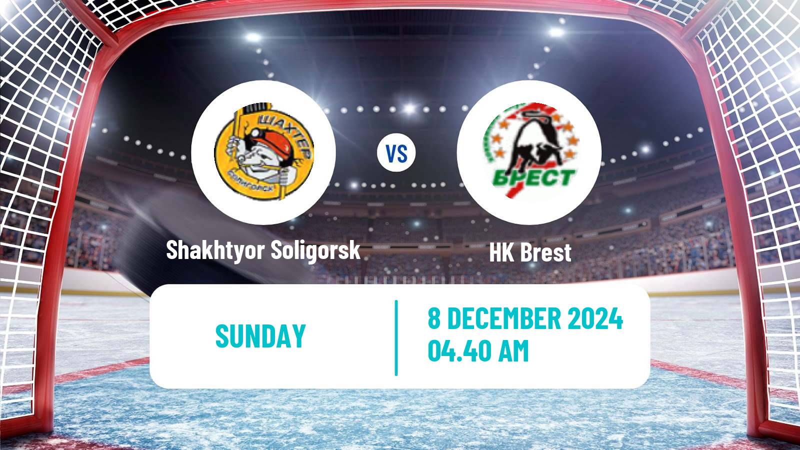 Hockey Belarusian Extraleague Shakhtyor Soligorsk - Brest