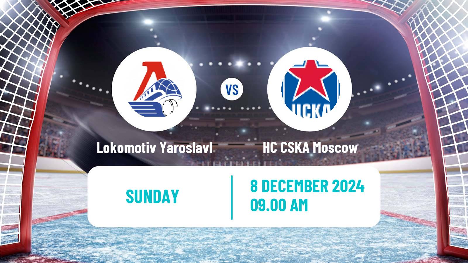 Hockey KHL Lokomotiv Yaroslavl - HC CSKA Moscow