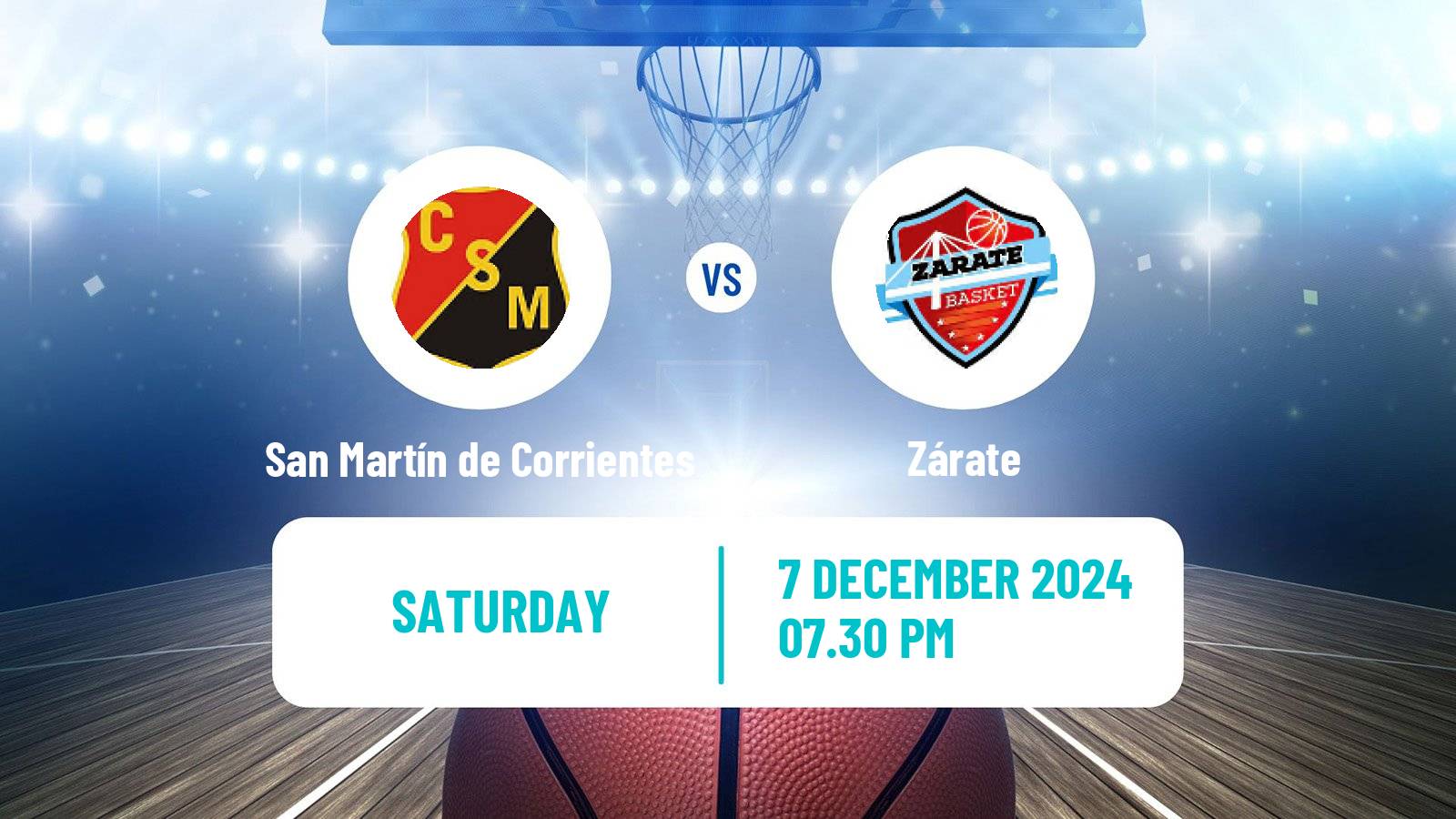 Basketball Argentinian LNB San Martín de Corrientes - Zárate