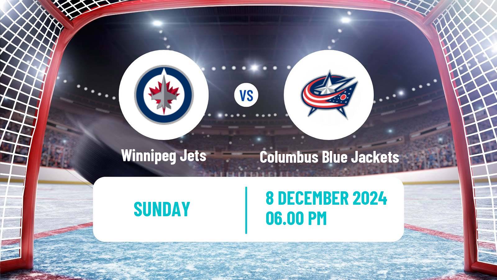 Hockey NHL Winnipeg Jets - Columbus Blue Jackets