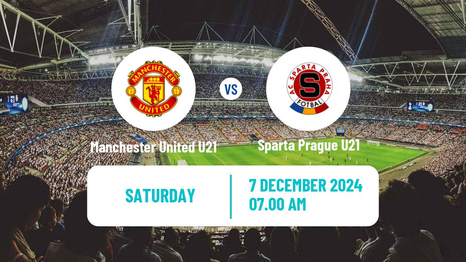 Soccer English Premier League International Cup Manchester United U21 - Sparta Prague U21