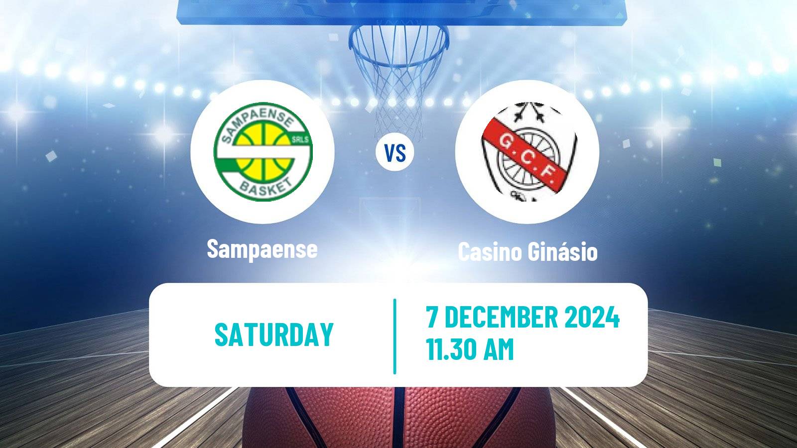 Basketball Portuguese Proliga Basketball Sampaense - Casino Ginásio