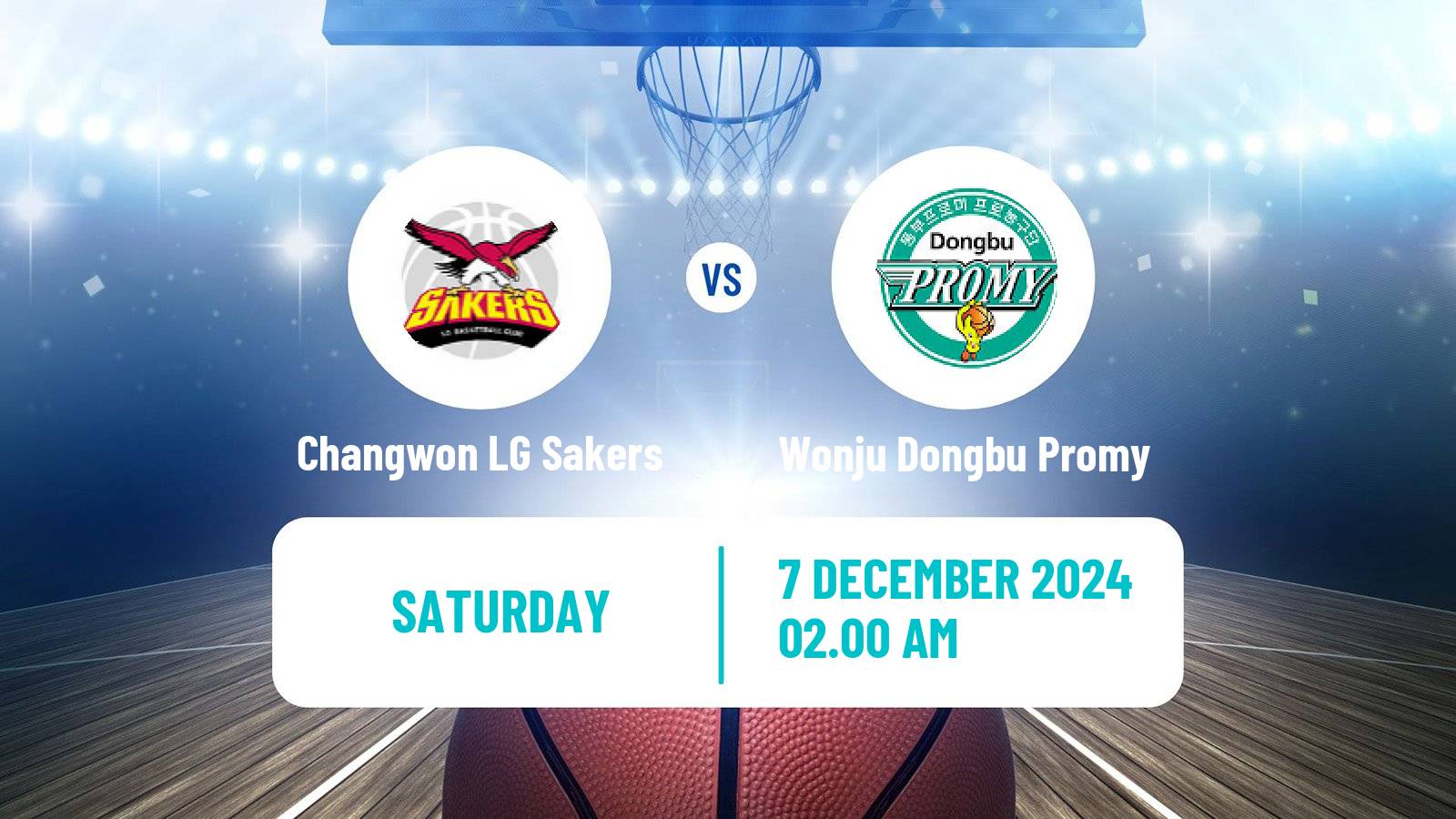 Basketball KBL Changwon LG Sakers - Wonju Dongbu Promy