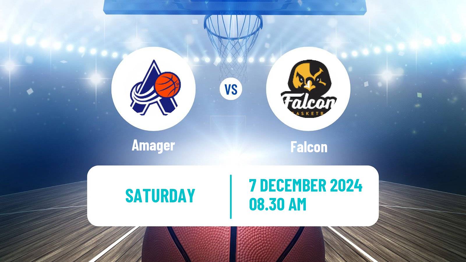 Basketball Danish Basketligaen Women Amager - Falcon