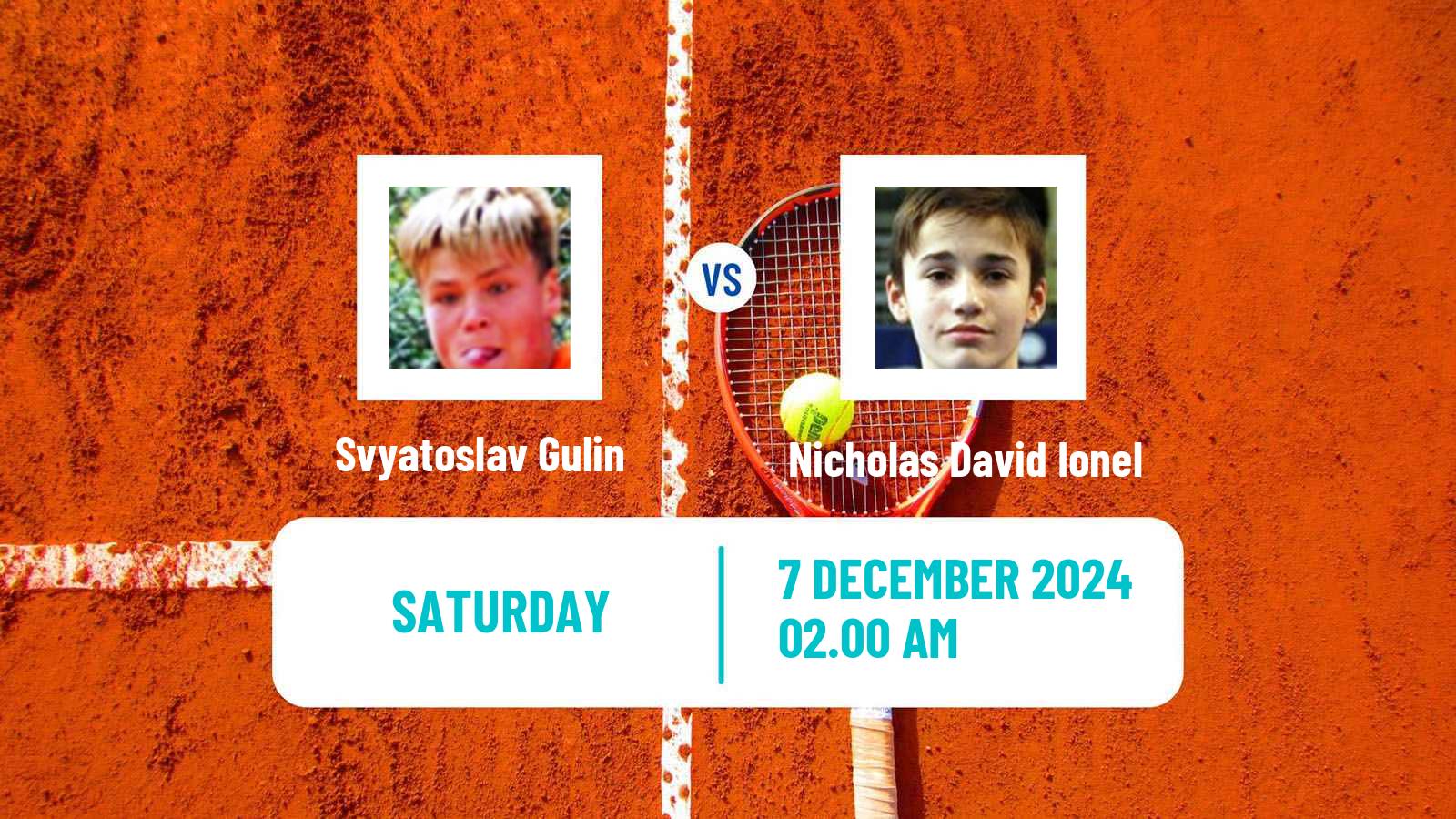 Tennis ITF M15 Antalya 18 Men Svyatoslav Gulin - Nicholas David Ionel