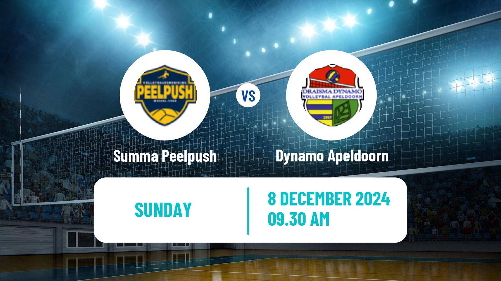 Volleyball Dutch Eredivisie Volleyball Women Summa Peelpush - Dynamo Apeldoorn