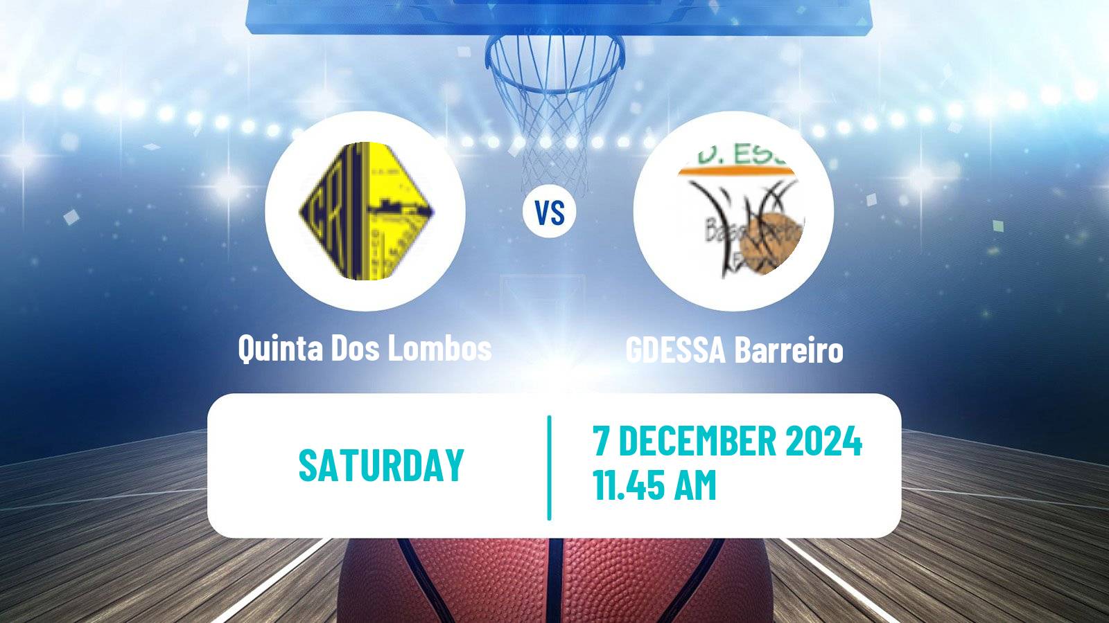 Basketball Portuguese LFB Quinta Dos Lombos - GDESSA Barreiro