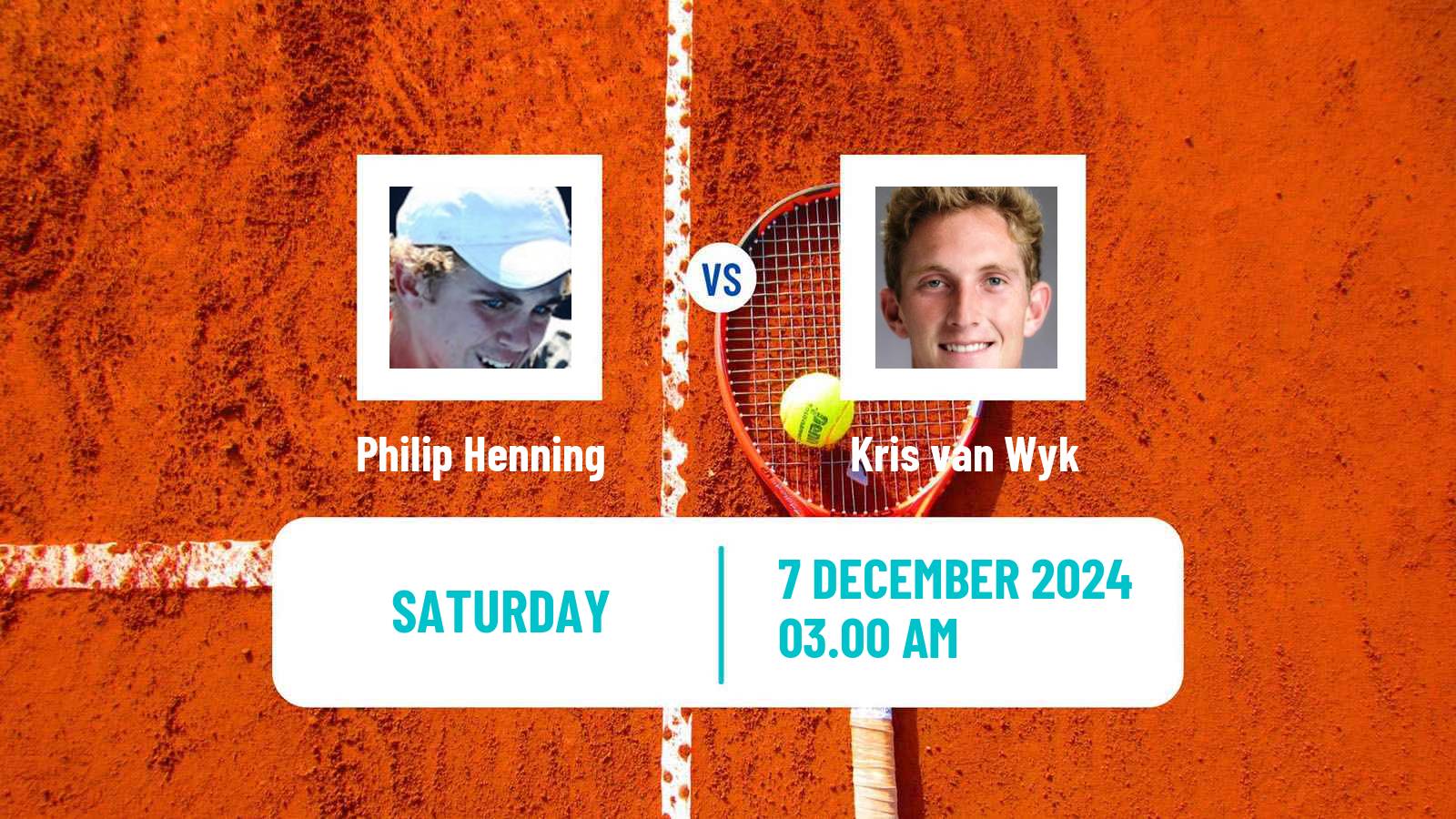 Tennis ITF M15 Stellenbosch Men Philip Henning - Kris van Wyk