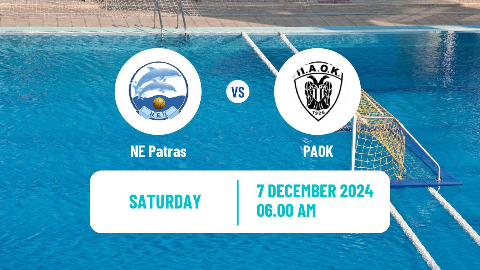 Water polo Greek A1 Water Polo Patras - PAOK