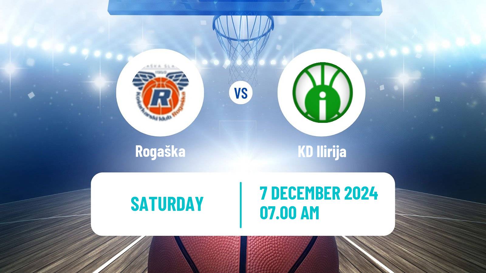 Basketball Slovenian Liga Basketball Rogaška - Ilirija