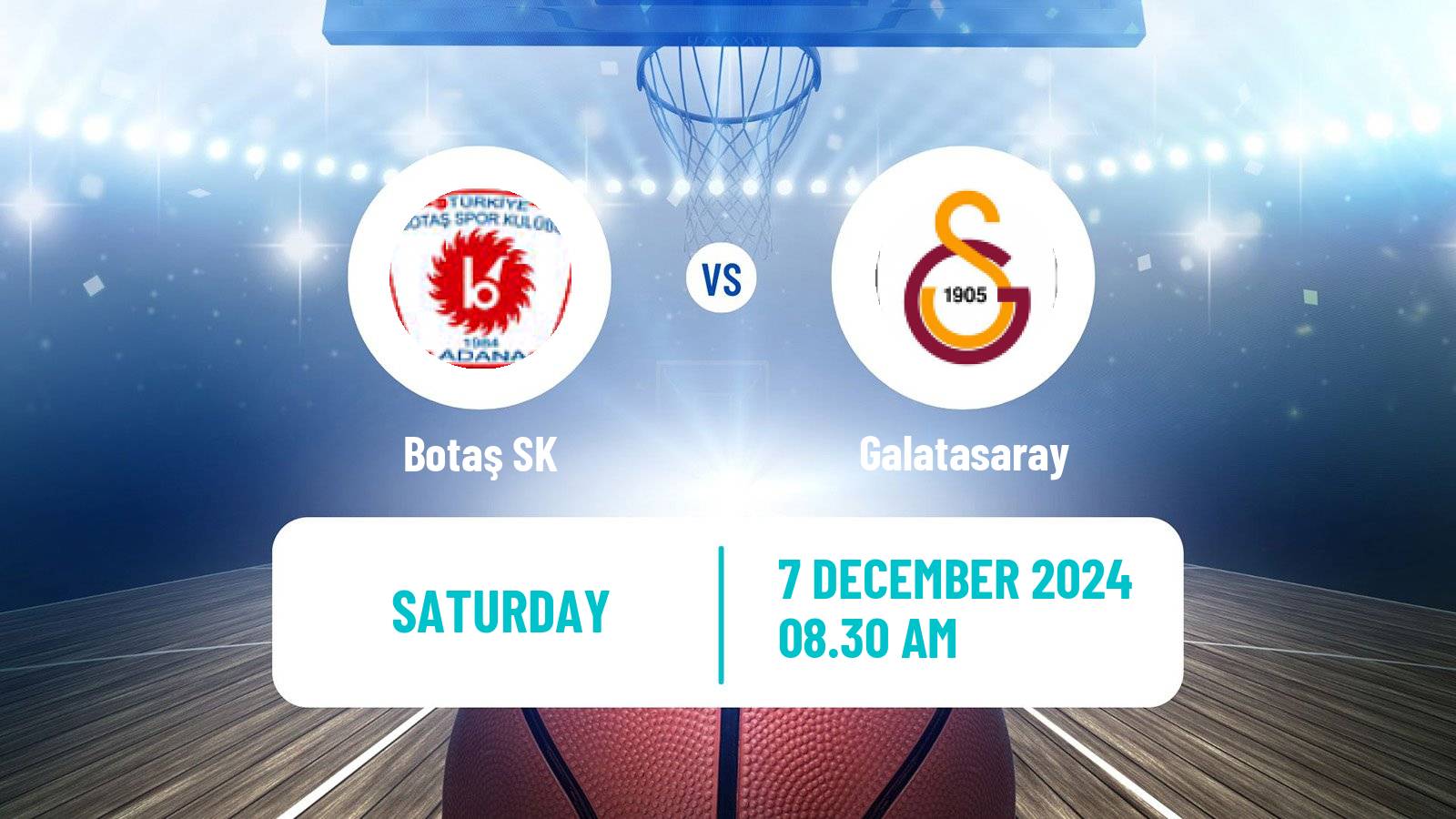 Basketball Turkish Basketball League Women Botaş - Galatasaray