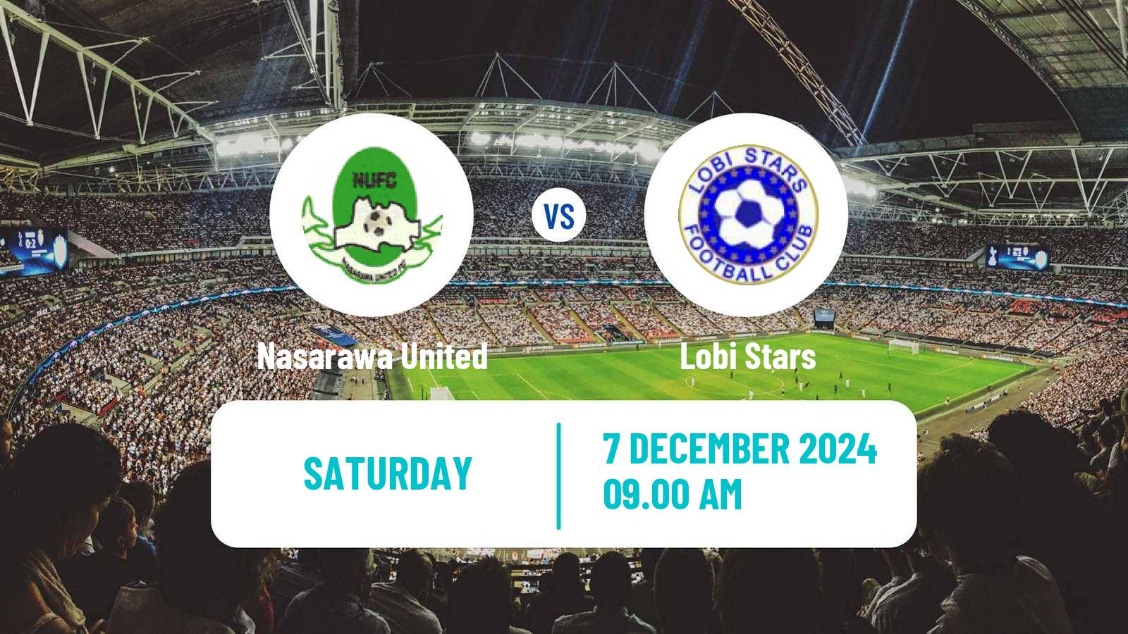 Soccer Nigerian Premier League Nasarawa United - Lobi Stars