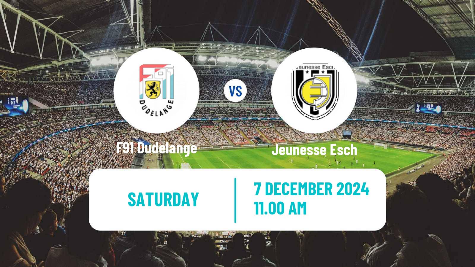 Soccer Luxembourg National Division F91 Dudelange - Jeunesse Esch