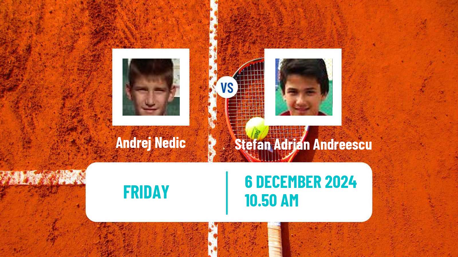 Tennis ITF M15 Antalya 18 Men Andrej Nedic - Stefan Adrian Andreescu