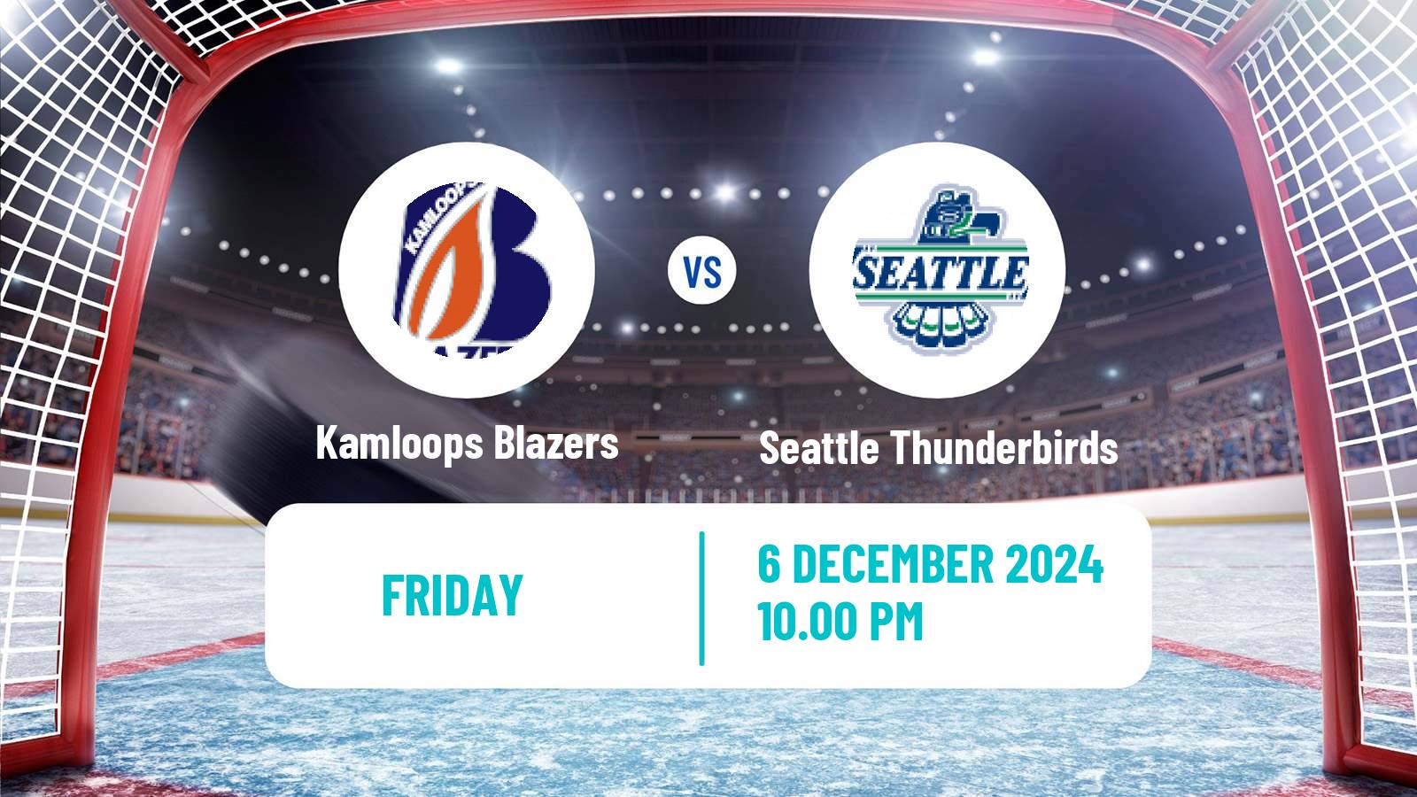 Hockey WHL Kamloops Blazers - Seattle Thunderbirds