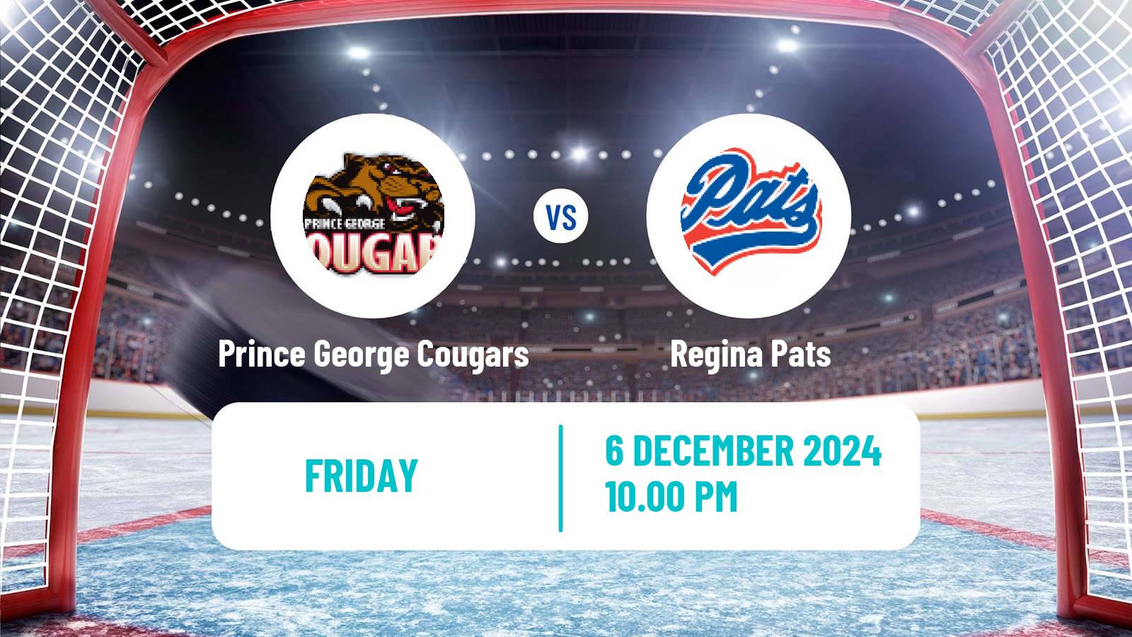 Hockey WHL Prince George Cougars - Regina Pats