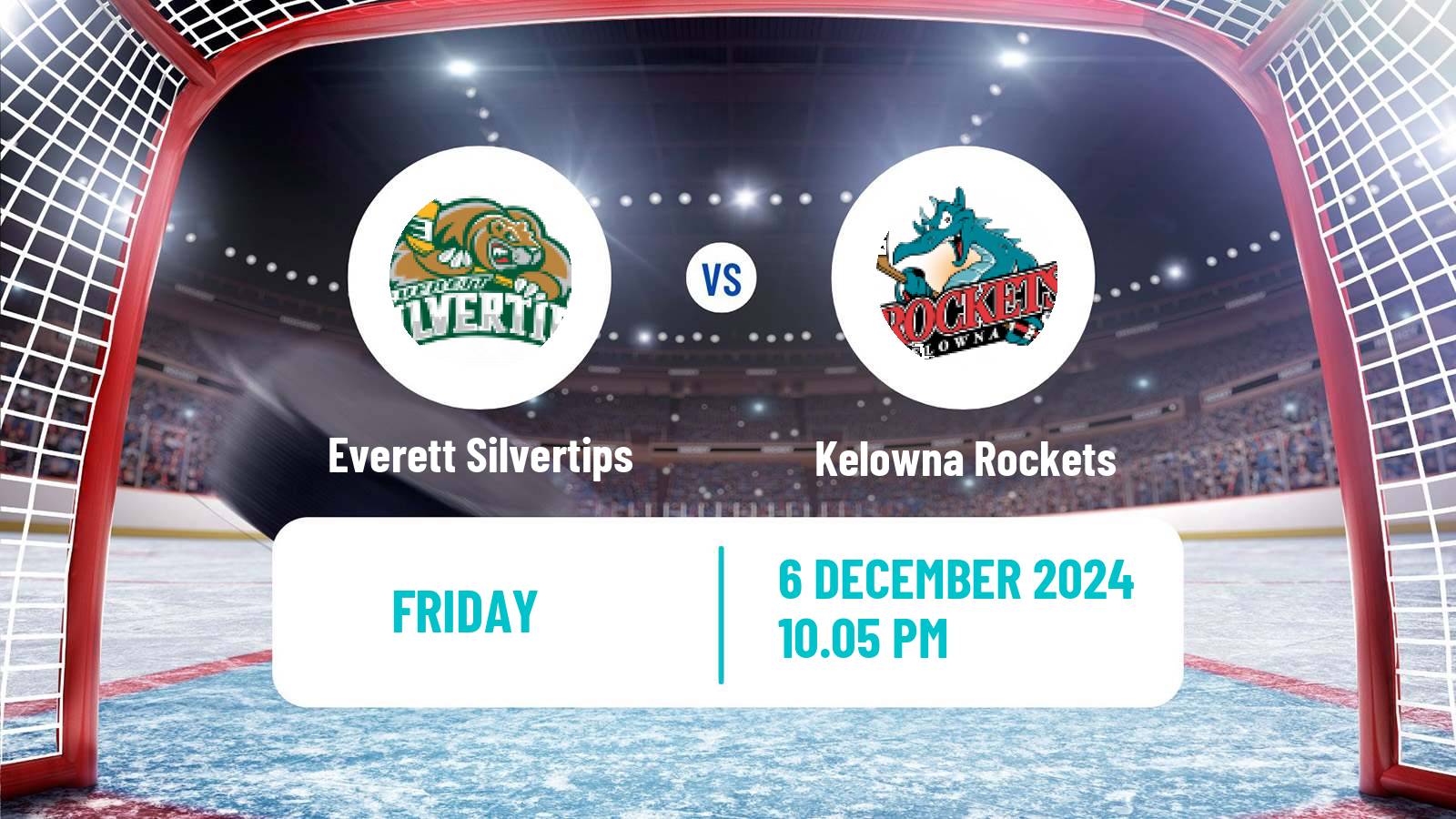 Hockey WHL Everett Silvertips - Kelowna Rockets