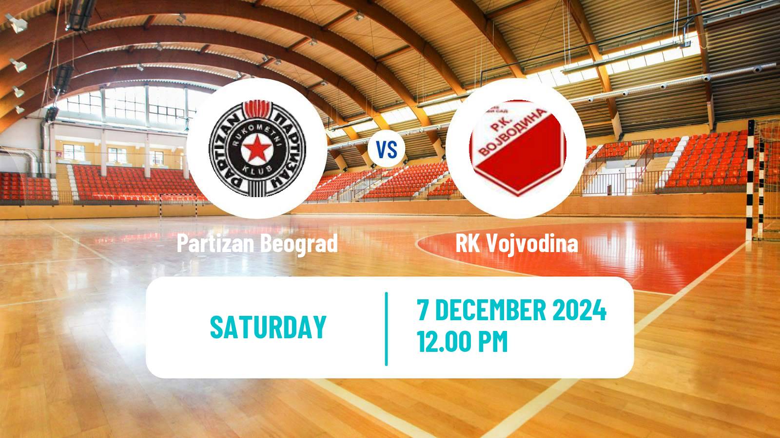 Handball Serbian Superliga Handball Partizan Beograd - RK Vojvodina