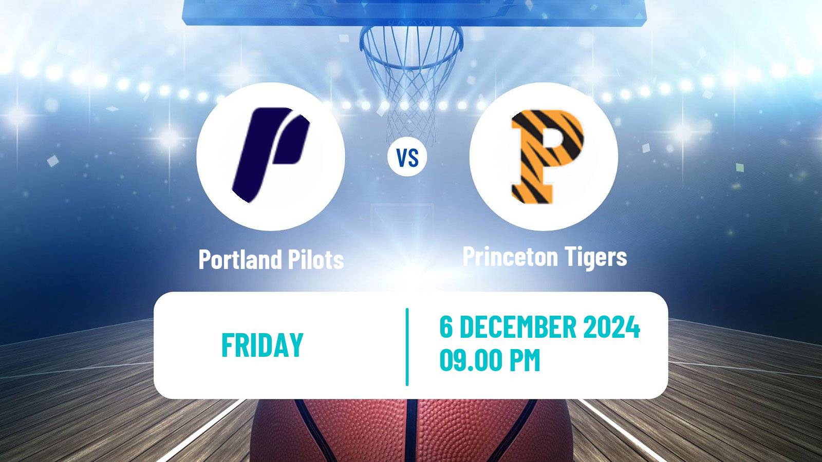 Basketball NCAA College Basketball Women Portland Pilots - Princeton Tigers