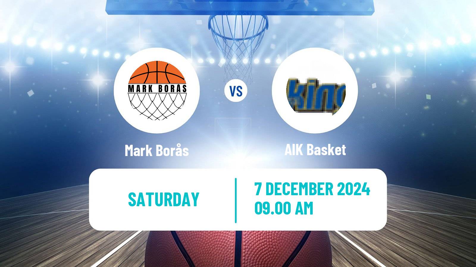 Basketball Swedish Basketligan Women Mark Borås - AIK Basket