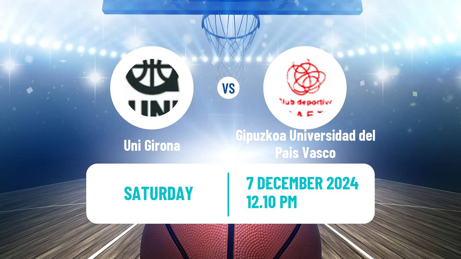 Basketball Spanish Liga Femenina Basketball Uni Girona - Gipuzkoa Universidad del Pais Vasco