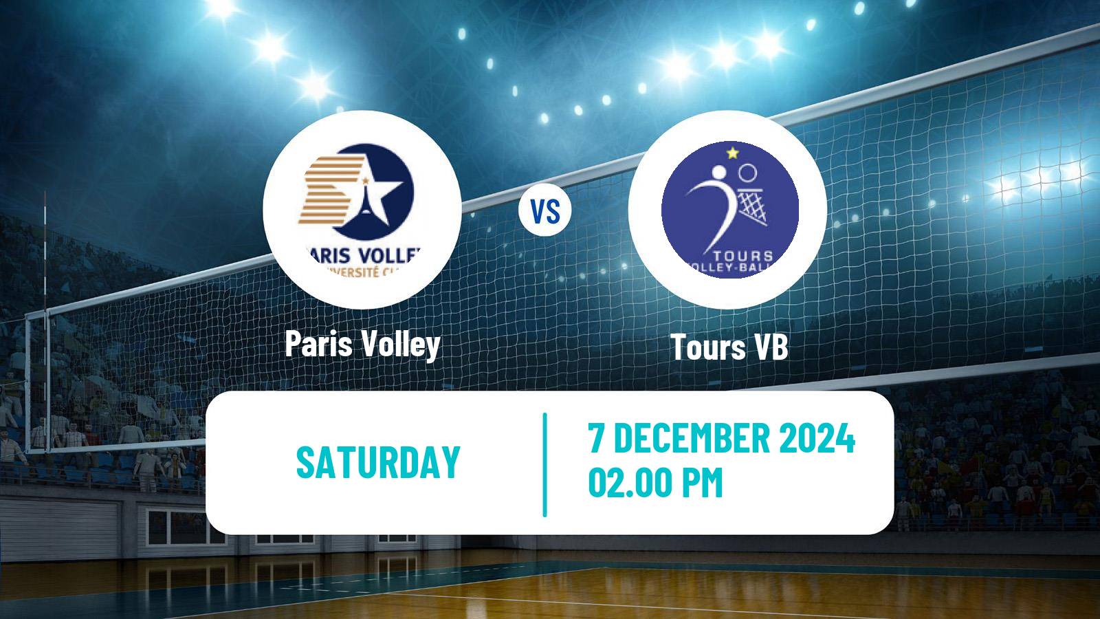 Volleyball French Ligue A Volleyball Paris Volley - Tours VB