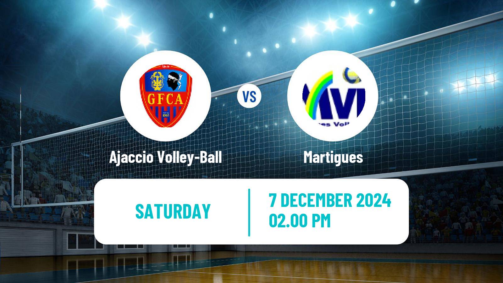 Volleyball French Ligue B Volleyball Ajaccio Volley-Ball - Martigues