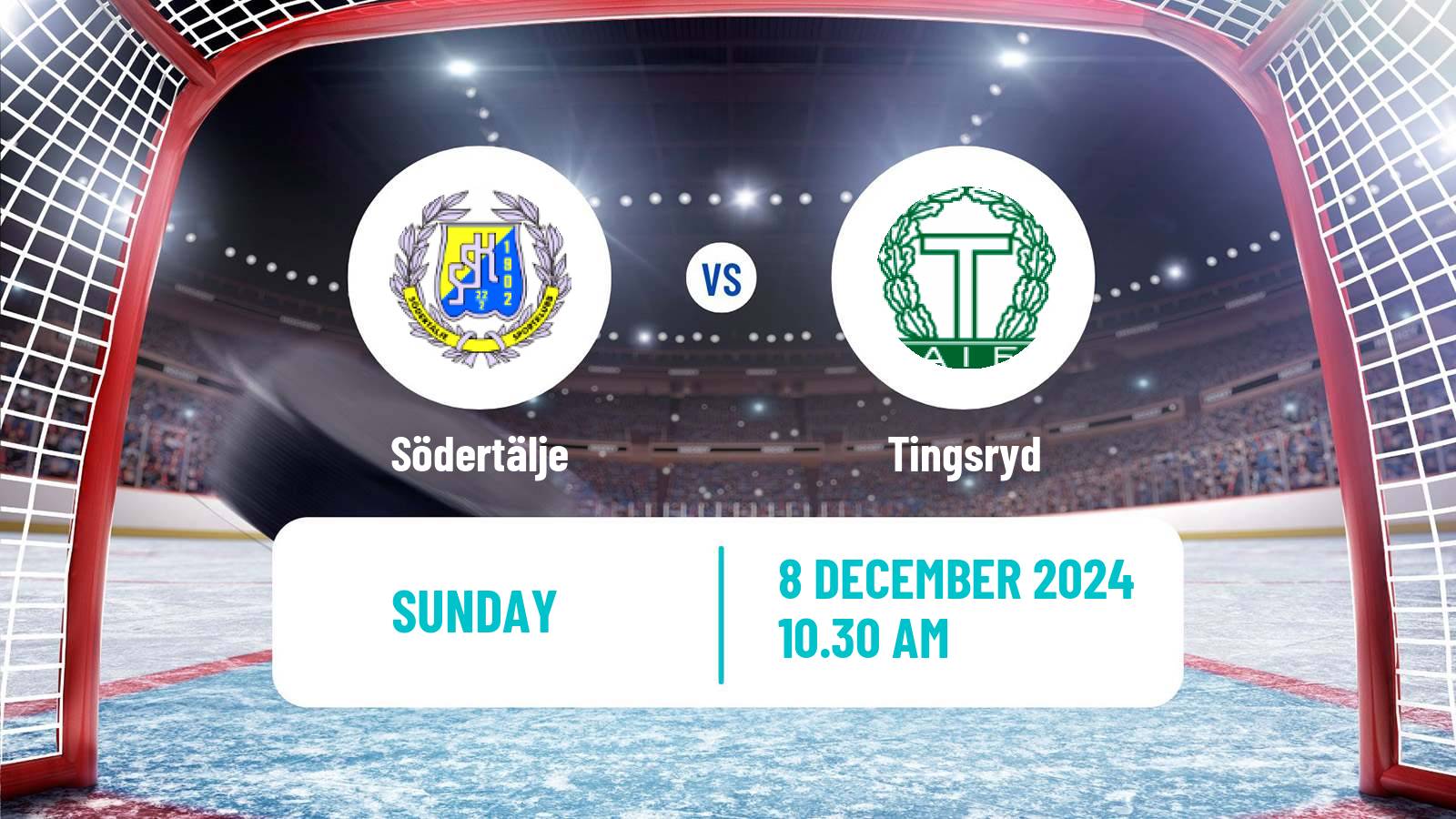 Hockey Swedish Hockey Allsvenskan Södertälje - Tingsryd