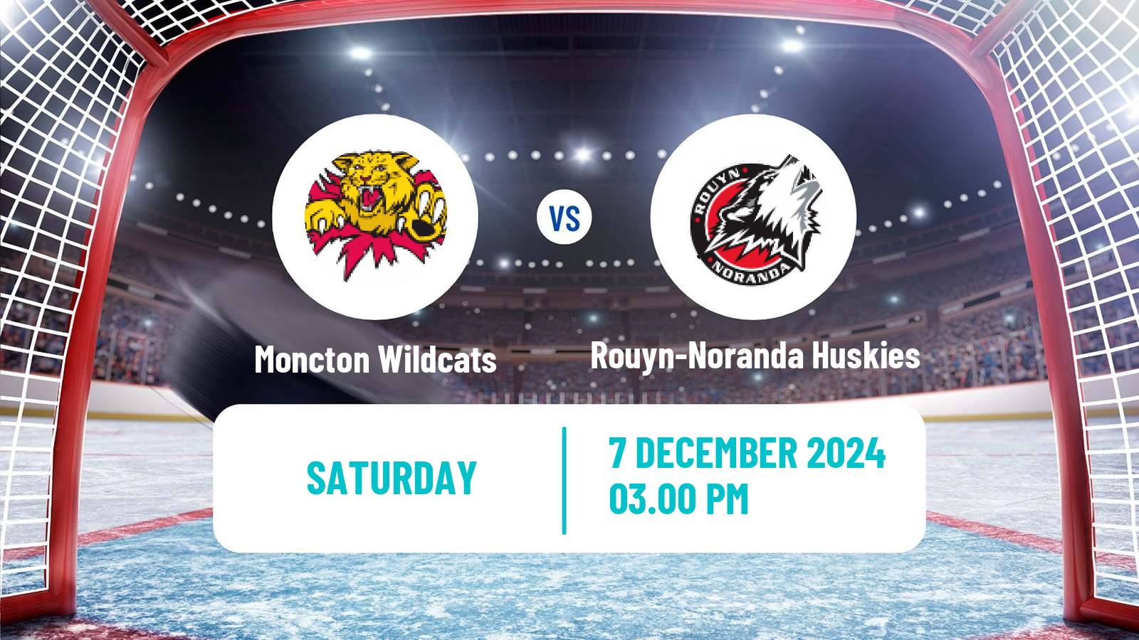 Hockey QMJHL Moncton Wildcats - Rouyn-Noranda Huskies