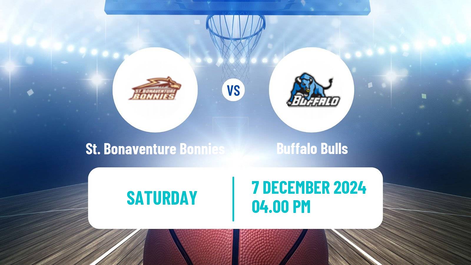 Basketball NCAA College Basketball St. Bonaventure Bonnies - Buffalo Bulls