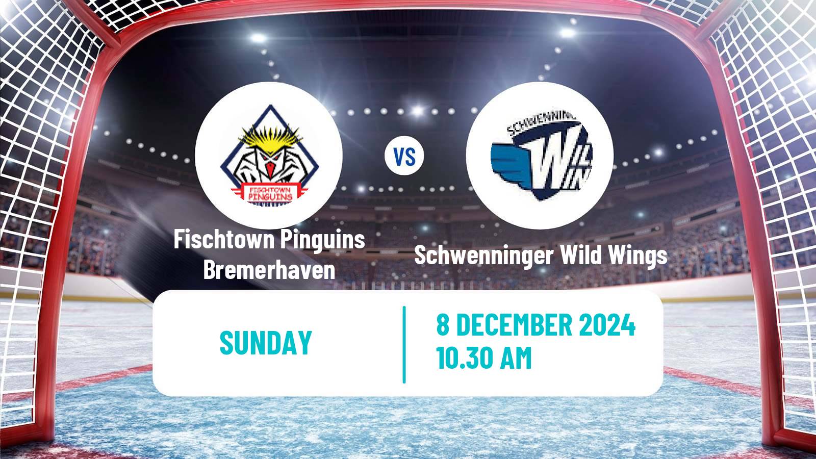 Hockey German Ice Hockey League Fischtown Pinguins Bremerhaven - Schwenninger Wild Wings