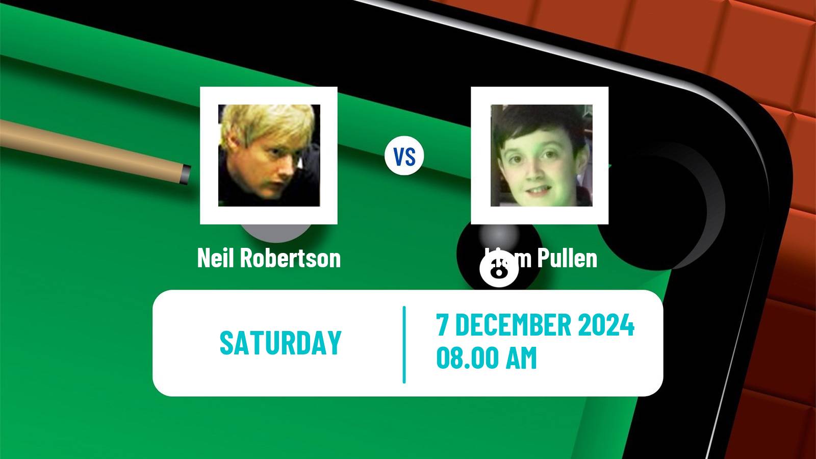 Snooker Snooker Shoot Out Neil Robertson - Liam Pullen