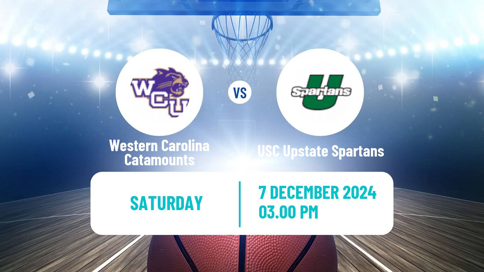 Basketball NCAA College Basketball Western Carolina Catamounts - USC Upstate Spartans