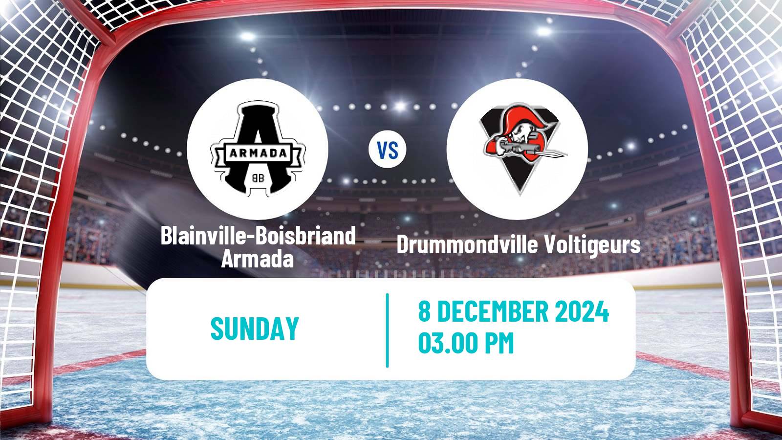 Hockey QMJHL Blainville-Boisbriand Armada - Drummondville Voltigeurs