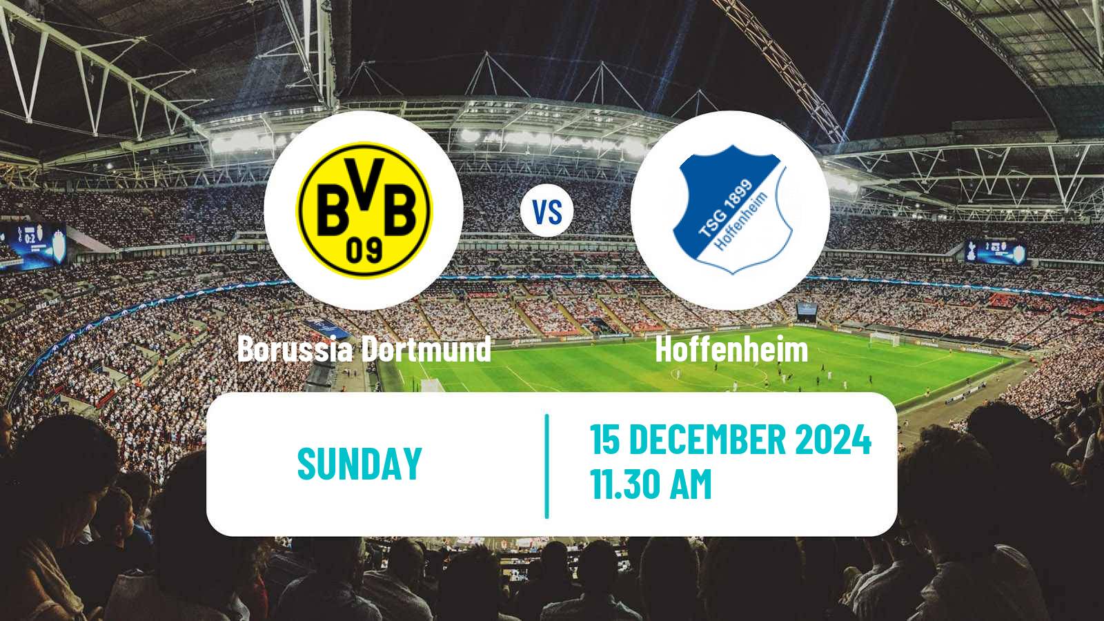 Soccer German Bundesliga Borussia Dortmund - Hoffenheim